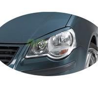 Palpebre faro per VW / VOLKSWAGEN POLO 4 9N3 2005-2009 ABS opaco