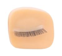 Palpebre in silicone per pratica di estensione delle ciglia, strumento di allenamento per parrucchiere domestico, salone di ciglia, pratica di trucco, morbido al tatto, palpebre sostituite, occhio