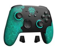 PALPOW Switch Pro Controller senza fili con NFC, Pro Controller Advantage per Switch 2/OLED/Lite/Steam Deck, Gamepad Wireless con Joystick Effetto Hall/RGB/Turbo/Macro/Bluetooth/Back Paddles, Nero