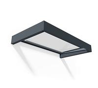 Palram Canopia by Sophia 1600 - Tettoia per porta di casa, 160 x 95 cm, colore: Grigio