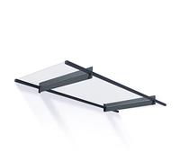 Palram Canopia - Nancy Tettoia Della Porta Pensilina per Ingresso (2050, Grigio)