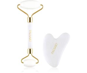 PALSAR7 Massage Roller and Guasha White Jade rullo per massaggi per il viso e attrezzi per i massaggi