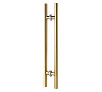 PALSINBY Maniglie per porte scorrevoli, Maniglia for porta scorrevole push-pull, confezione da 2, for interni ed esterni, color oro
