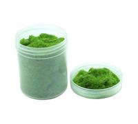 Palsmoother Simulation Lawn Materiale Realistico per Paesaggio Prato Artificiale Polvere Decorativa Modellismo Plastica Riproduzione di E Licheni Adatto per, Giallo+Verde, 3MM