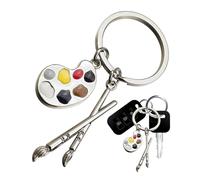 Palte Di Paint - Pendante Brush Artistica, Fambina Di Pittura Miniatura | Regalo Di Gioielli Pittore Creativo, Accessorio per Artigianale, Elegante Arte per Lo Studente D'arte