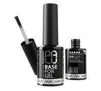 PALU - Base coat gel UV - Base gel trasparente - Senza acidi - Trasparente | Elevate proprietà adesive - Protegge la manicure da scheggiature e bolle d’aria - Adatta ai saloni di manicure -