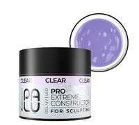 PALU - Gel costruttore per unghie - UV/LED, duro, 3 fasi, per estensioni, nail art - Trasparente - Costruzione della struttura - Pro Extreme Constructor Gel Clear 45g