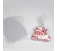 Palucart , 100 Bustine trasparenti per confetti 10x20cm cellophane idee regalo bomboniere