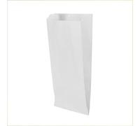 Palucart 1000 Sacchetti di Carta per Alimenti colore Bianco, misura 17x34 cm, Buste in carta Kraft per Trasporto di Cibi e Oggetti