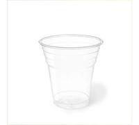 Palucart 300 Bicchieri Biodegradabili 200 ml RIGIDI CRISTALL compostabili tazza acqua bibite rispetta la natura