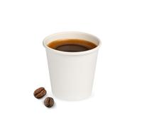 Palucart 500 bicchieri in carta per caffe 90ml colore BIANCO (3 oz) biodegradabili cartoncino