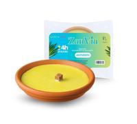 Palucart, candela citronella candele per esterno in coccio di terracotta 17 cm set da 20 pezzi giardinaggio antizanzare feste ed eventi