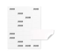 Palucart Etichette adesive carta vellum 160 gr formato a4 etichette multiuso foglio intero autoadesivo permanente per stampanti 40 etichette per foglio (4000)