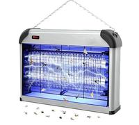 Palucart Zanzariera Elettrica Johnson Z 10 Lampada Anti-Zanzara a LED con 2 Lampade UV elimina Insetti Volanti Elettrico, zanzariera per Interno Copertura di 40 mq a 20w in 2 lampade da 10w