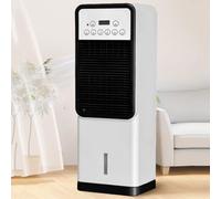 Palude Refrigeratore Aria 3 IN 1 Raffreddatore d'aria evaporativo con serbatoio dell'acqua 3L 4Mode 3 velocità Telecomando 120 ° Oscillazione 12 H Timer portatile per la camera da letto dell'interno V