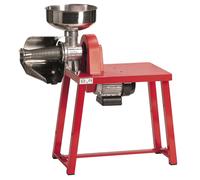 Passapomodoro elettrico a motore elettrico Palumbo Pavi TS INOX montato su banco - 335 W