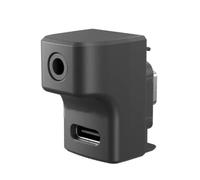 PALUMMA Adattatore per microfono per fotocamera sportiva Insta360 Ace/Ace Pro (nero)