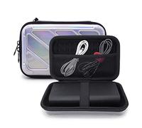 Palumma Borsa organizer elettronica, impermeabile, portatile, accessori da viaggio per cavo/telefono cellulare/banca di potere (bianco)