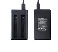 Palumma Caricabatteria per Insta360 uno X2 Panoramica Camera Caricabatteria Caricabatteria, Action Camera USB Rapida Carica Hub con Cavo di Ricarica