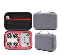 Palumma Custodia da trasporto in EVA per DJI NEO Drone Fly More Combo Accessori Storage Bag Scatola da viaggio portatile per DJI NEO (grigio+rosso)
