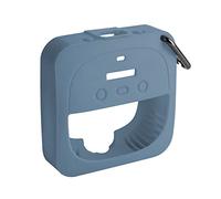 Palumma Custodia in silicone per bose soundlink micro custodia, custodia protettiva da viaggio con gancio in metallo per altoparlante Bose SoundLink Micro Bluetooth (blu)