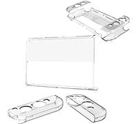 Palumma Custodia protettiva compatibile con Nintendo Switch OLED, cover rigida e pellicola protettiva in vetro temperato per accessori anti-shock e anti-appannamento