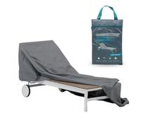 Paluplus 2 Coperture Protettive per Lettini Grigie, Misura 200x70x40 cm, Tessuto Impermeabile 210D, Telo con Sacca e Laccetto, Protezione da Polvere, Pioggia, Raggi UV -7996C-1