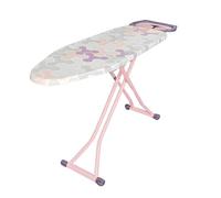 Paluplus Asse da Stiro Pieghevole, Misura 137X37 cm, Altezza Regolabile in diverse Posizioni, Tavola da Stiro Salvaspazio con copriasse e Poggia Ferro da Stiro -648F (Lilla e Rosa)