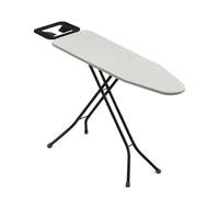 Paluplus Asse da Stiro Pieghevole, Misura 147x34x89 cm, Altezza Regolabile in 2 Posizioni, Tavola da Stiro Salvaspazio con Poggia Ferro da Stiro, Copriasse in Omaggio -5974F -3,9