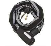 Paluplus Catena per Bicicletta Antifurto, Diametro 6 cm e Lunghezza 100 cm, Rivestimento Antigraffio, Lucchetto con Chiusura Automatica, Serratura Antiscasso, per Bici, Moto, Cancelli -958F