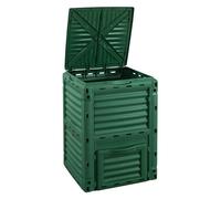 Paluplus Compostiera da Giardino da 300 Litri in Plastica Verde, Misura 61x61x83