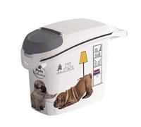 PALUPLUS Contenitore per Crocchette per Cani, misura 23x51x35 cm, Porta crocchette con Coperchio, Chiusura Ermetica Antiodore, per Cibo Secco, Capacità 15 Litri -992C (6 kg)
