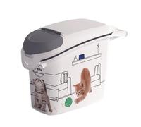 PALUPLUS Contenitore per Crocchette per Gatti, misura 23x51x35 cm, Porta crocchette con Coperchio, Chiusura Ermetica Antiodore, per Cibo Secco, Capacità 15 Litri -985C (6 kg)