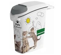 PALUPLUS Contenitore per Crocchette per Gatti, misura 23x51x50 cm, Porta crocchette con Coperchio, Chiusura Ermetica Antiodore, per Cibo Secco, Capacità 23 Litri -775C (10 kg)