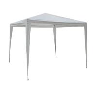 Paluplus Gazebo con struttura in Metallo, Misura 3x3 Metri, Telo in Nylon Impermeabile, Facile Da Installare, Protezione dai Raggi UV, gazebo per giardino, Feste ed Eventi -1059C (Bianco)