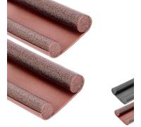 Paluplus Paraspifferi per Porta Blindata, Lunghezza 93 cm, Sottoporta in tessuto Imp. e Spugna, per Porte con spessore fino a 5 cm, Protezione da Spifferi, Polvere, Freddo -807-0,3 (Marrone) - F