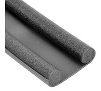 Paluplus Paraspifferi per Porta Blindata, Lunghezza 93 cm, Sottoporta in tessuto Impermeabile e Spugna, per Porte con spessore fino a 5 cm, Protezione da Spifferi, Polvere, Freddo -089-0,3 (Grigio)