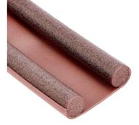 Paluplus Paraspifferi per Porta Blindata, Lunghezza 93 cm, Sottoporta in tessuto Impermeabile e Spugna, per Porte con spessore fino a 5 cm, Protezione da Spifferi, Polvere, Freddo -807-0,3 (Marrone)