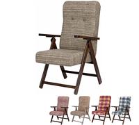 PALUPLUS Poltrona Reclinabile Molisana, Misura 61x67x108 cm, Schienale R Tortora