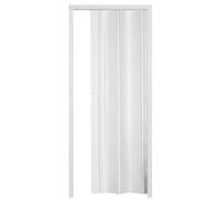 Paluplus Porta a Soffietto in ABS Ultra Sottile di colore Bianco, Misura 215x82 cm, Spessore 0,6 mm, Senza Serratura con Chiusura Magnetica, Porta Interna con Maniglia -2735F