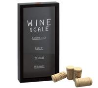 PALUPLUS Raccogli Tappi di Sughero, misura 15x4x30 cm, Contenitore porta tappi in Legno MDF e Vetro, Idea regalo per tappi di birra e vino -4485F (Nero)