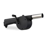 PALUPLUS Soffiatore da Barbecue Manuale, Lunghezza 25 cm, Mini Soffiatore d'aria Portatile con Manovella, Accessorio Grill, BBQ, per Picnic, Campeggio -933