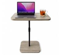 PALUPLUS Tavolino per Divano in Legno MDF, Misura 45x29 cm e Altezza Regolabile 48-80 cm, Tavolo da studio, Lavoro, Supporto per Laptop, Tavolo Servipranzo Letto, Supporto per Pc -9192F -3,4