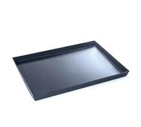 Paluplus Teglia Rettangolare da Forno in Lamiera Blu, Misura 30x40, Placca con orlo alto 3 cm Svasato, Teglia professionale per Pizza, Focaccia, Biscotti, Pane, Made in Italy -3003F