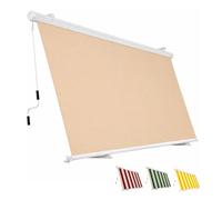 Paluplus Tenda da Sole a Caduta Cassonata, Misura 300x250 cm, con Cassone di protezione e Braccetti Fermatenda, Telo Resistente 280 g/m², per Balcone e Terrazzo -5403F -9,3 (Beige)