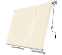 Paluplus Tenda da Sole a Caduta, Misura 300x250 cm, Senza Cassone con braccio avvolgibile e Braccetti Fermatenda, Telo Resistente 280 g/m², per Balcone e Terrazzo -3903F (Beige)