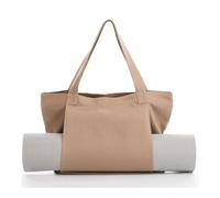 Palut Elegante borsa da yoga in tela for donna, robusta borsa da trasporto ideale for la pratica dello yoga e i viaggi brevi(Apricot)