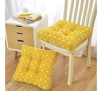 PALVIT 2 Pezzi Cuscini per Sedile da Pranzo Divano Poltrona, Set da 2 50x50cm Cuscini per Sedia Morbidi Trapuntati per Interni Cucina Soggiorno, Comodi Cuscini per Sedile da Giardino Esterno