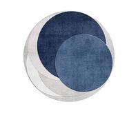 PALVIT Tappeto da comodino, 140 x 140 cm, a pelo basso, con fondo antiscivolo, per divano, tavolo, soggiorno, cucina, bagno, rotondo, lavabile, decorazione per la casa