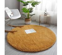 PALVIT Tappeto rotondo, 160 x 160 cm, grande, per soggiorno, cucina, camera da letto, con fondo antiscivolo, piccolo e morbido tappeto a pelo lungo per ingresso, corridoio, Thich